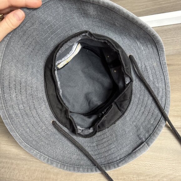 VINTAGE RUSTY Surfboards Bucket Boonie Hat Cap Surf Beach Surfing Made USA Sz S - Picture 7 of 11